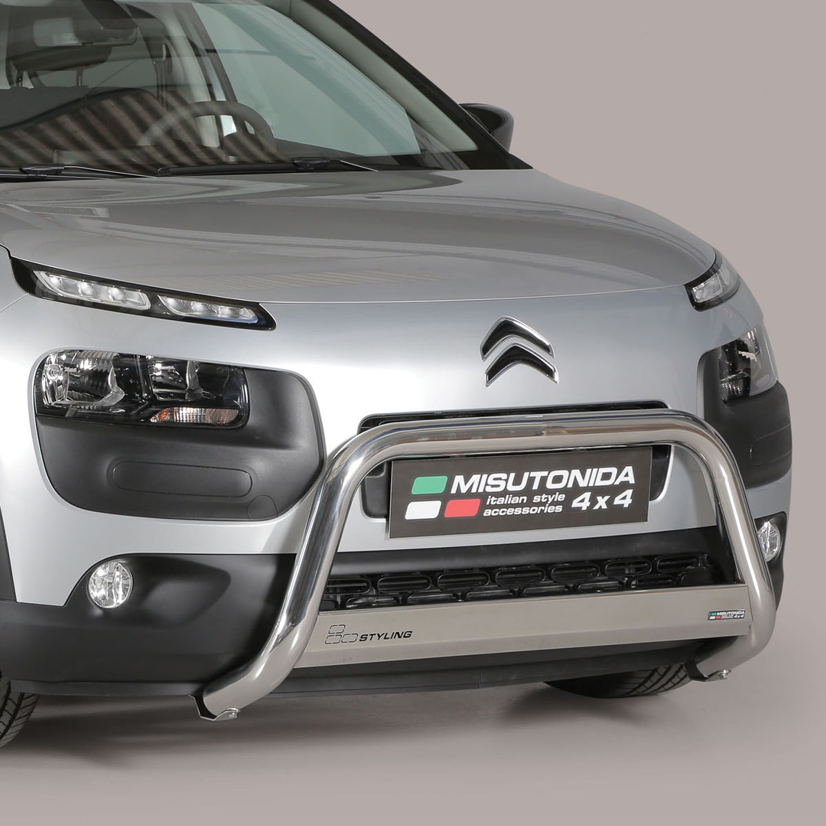 Stainless Steel Front Protection Bull Bar 63mm Citroen C4 Cactus 2015 Onwards
