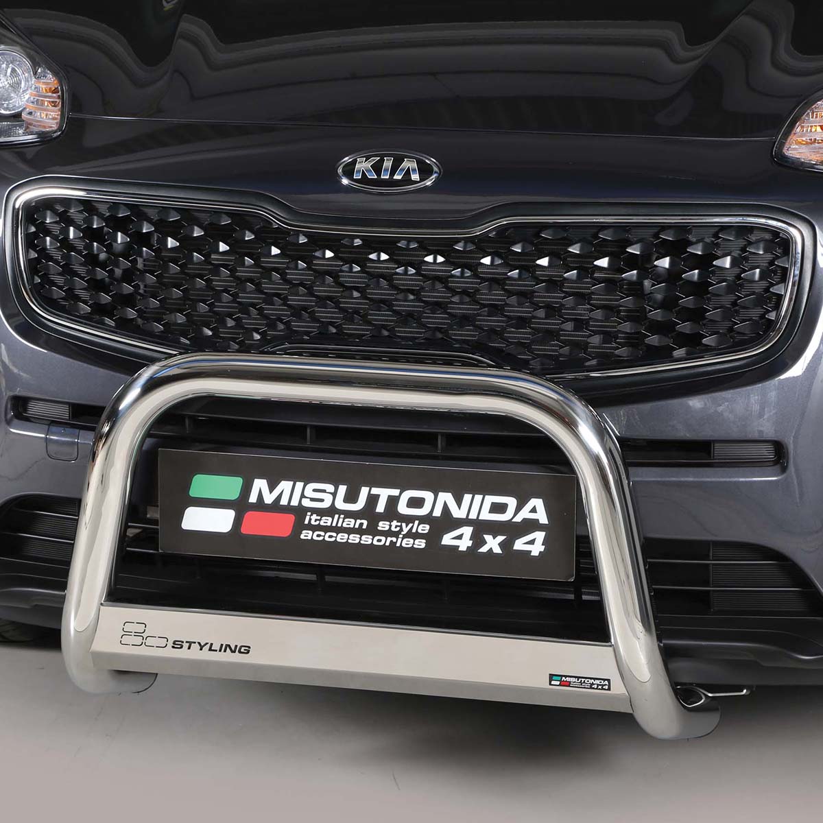 Stainless Steel Front Protection Bull Bar 63mm Kia Sportage Mk6 2016 Onwards