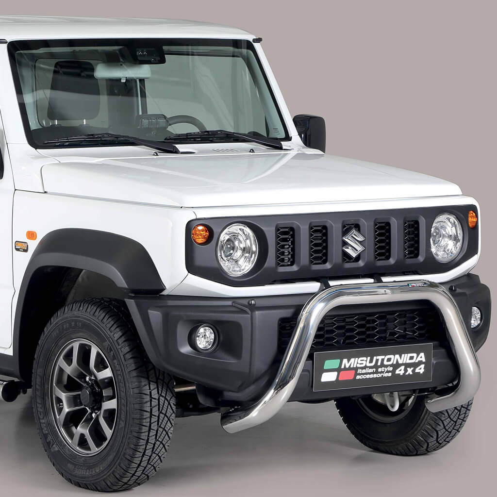 Stainless Steel Front Protection Bull Bar 76mm Suzuki Jimny Mk5