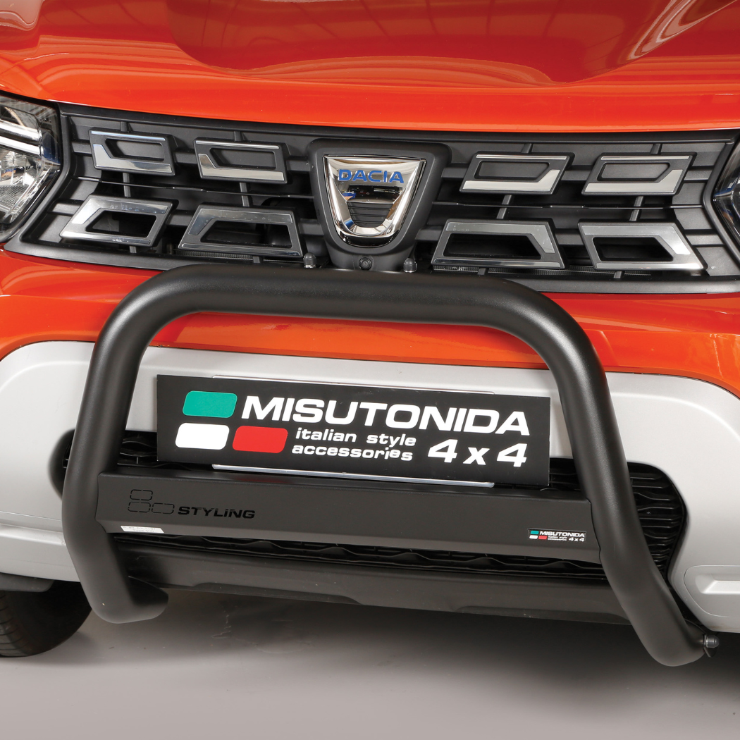 Black Front Protection Bull Bar 63mm Dacia Duster MK4 2021 Onwards